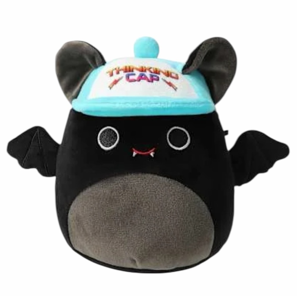 Squishmallows Emily the Bat Stranger Thing Dustin Thinking Cap Plush